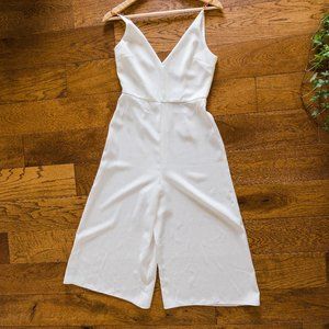 NWT TopShop Cropped Culotte Romper Size 2